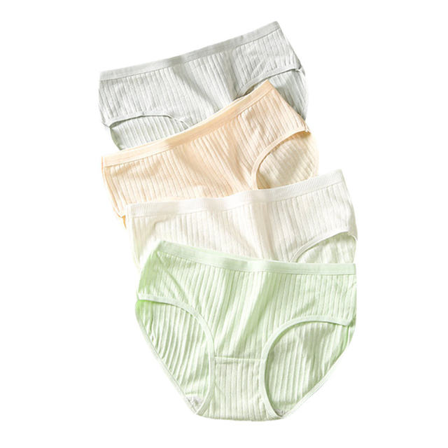 Women's Disposable Cotton Underwear 10 Pack - Breathable, EO Sterilized, Travel & Emergency Briefs, White