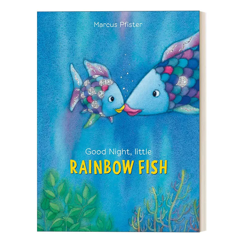 英文原版Good Night Little Rainbow Fish 晚安小彩虹鱼绘本英文版进口