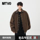 MTVO Maitu two-piece short jacket men's spring trendy baseball uniform teenager American lapel jacket
