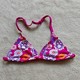 
F578 foreign trade original high quality fashion retro print girls triangle cup bikini swimsuit special price