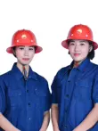 Mũ cứng rộng vành rộng vành công trường xây dựng che mưa nắng Mũ cứng vành rộng bảo hộ lao động chống va đập thiết bị bảo hộ mũ bảo hiểm