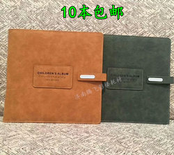 New Leather Album Children's Photo Album Cover Square 8inch Square 10inch Children's Photo Studio Leather Album Cover 10 Pieces 