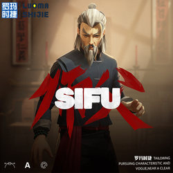 Short-Sleeved T-Shirt for Men with a Unique Design, Steam Chinese Martial Arts Game Sifu Master Retro Trendy Short-Sleeved Men's Shirt