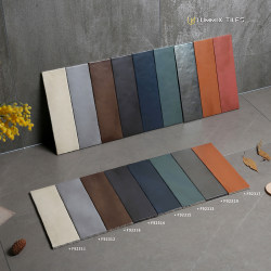 Light luxury orange poverty-stricken style mute soft bathroom wall tiles full ceramic tiles 92x312 handmade kitchen bathroom light balcony floor tiles