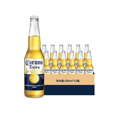 【12月临期】CORONA科罗娜啤酒墨西哥风味啤酒330ml*12瓶专享