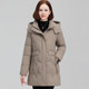 Mother's winter style cotton-padded coat, mid-length, middle-aged women's thickened autumn and winter coat, fashionable middle-aged and elderly down-padded coat