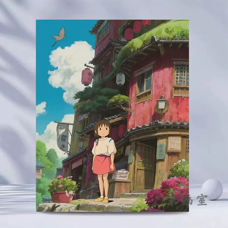 抽象油彩画 小型 无期望墙面艺术— 宽幅横向彩色抽象艺术— 现代框架墙面艺术_现代