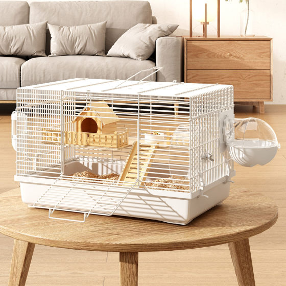 
Jesse hamster cage 47 golden bear special extra large luxury villa solid wood resistant to chewing and anti-jailbreak basic supplies