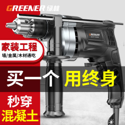 Greenforest impact drill multi-function high-power For Home small electric hammer hand electric drill electric rotary drill wall drilling electric tool