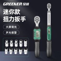 Green Forest Electronic Digital Torque Wrench High Precision Torque Fastening Tool for Motorcycle Spark Plugs Kilogram