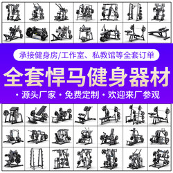 Hammer Fitness Equipment, Gym Full Set of Commercial Equipment, Chest Press, Back Pull, Bench Press, Hammer Fitness Equipment