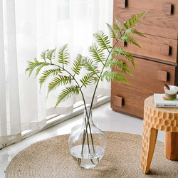 Artificial Golden Monkey Fern Green Plant Branches for Living Room and Mall Decoration, Floor-Standing Ornaments, Photography Props, Fake Flower Decorations