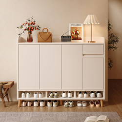 Shoe Cabinet for Home Entrance, Indoor Entryway Storage Cabinet, Integrated Wall-Mounted 2026 New Model, Popular High-End Solid Wood Shoe Rack