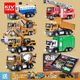 Engineering vehicle set excavator crane mixer truck boy alloy children's return toy sprinkler truck ornaments gift