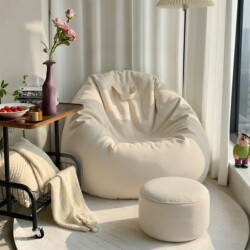 Lazy Sofa That Can Recline and Sleep, Small Balcony Sofa, Single Bean Bag, Leisure Backrest Chair, Bedroom Tatami Nest Chair