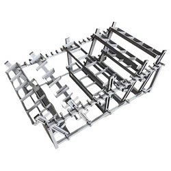 The Slot-Type Design Allows It to Be Placed Vertically or as a Fan-Shaped Spray-Painted Iron Frame