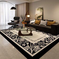Carpet for Living Room 2026 New Model, Washable and Wipeable, Home Bedside Mat, Light Luxury, High-End Feel, Stain-Resistant, Sofa Coffee Table Carpet