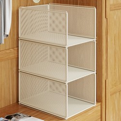 Wardrobe Storage Rack, Wardrobe Cabinet for Clothes, Magic Organizer for Clothes, Clothing Sorting Basket, Partition Layering Rack, Pull-Out Organizer