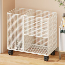 Yoga Mat Storage Basket, Large Capacity, Wheeled, Movable, Home Fitness Equipment Storage Rack, Dumbbell Storage Rack