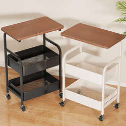 Snack Storage Rack Bedroom Multi-layer Floor-standing Baby Toy Storage Rack Bathroom Trolley Wheels Movable