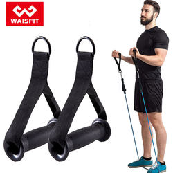 Fitness Equipment Accessories Tensioner Handle Handle Door Clip Household Resistance Rope Handle Elastic Rope Grip Cross-Border
