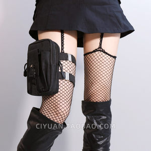 
Lolita Cyberpunk Gothic Wasteland Double-Belt Leg Ring Tactical Legs Legs Legs Legs Abiy y2k Accessories Cos