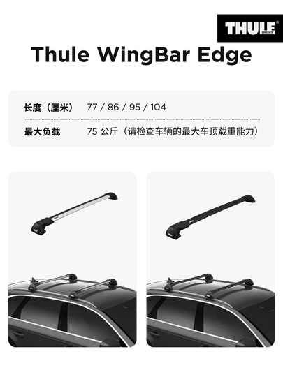 Thule フラッシュレール ルーフラックセット - アウディ、ホンダ 