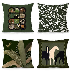 Vintage French-Style Retro Living Room Sofa Cushion Pillow, Light Luxury High-End Cushion, Backrest Bedroom Pillowcase