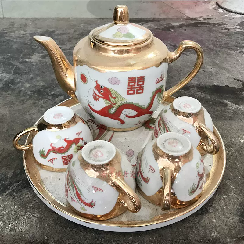 中国景德鎮茶壺煎茶道具茶器年代品输出品-