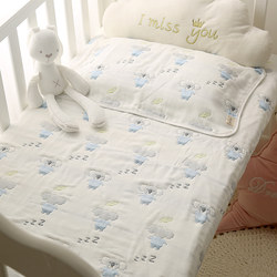 Class a Baby Gauze Bed Pure Cotton Baby Bed Sheet Children's Newborn Spring, Summer, Autumn, Winter Bed Sheet Kindergarten