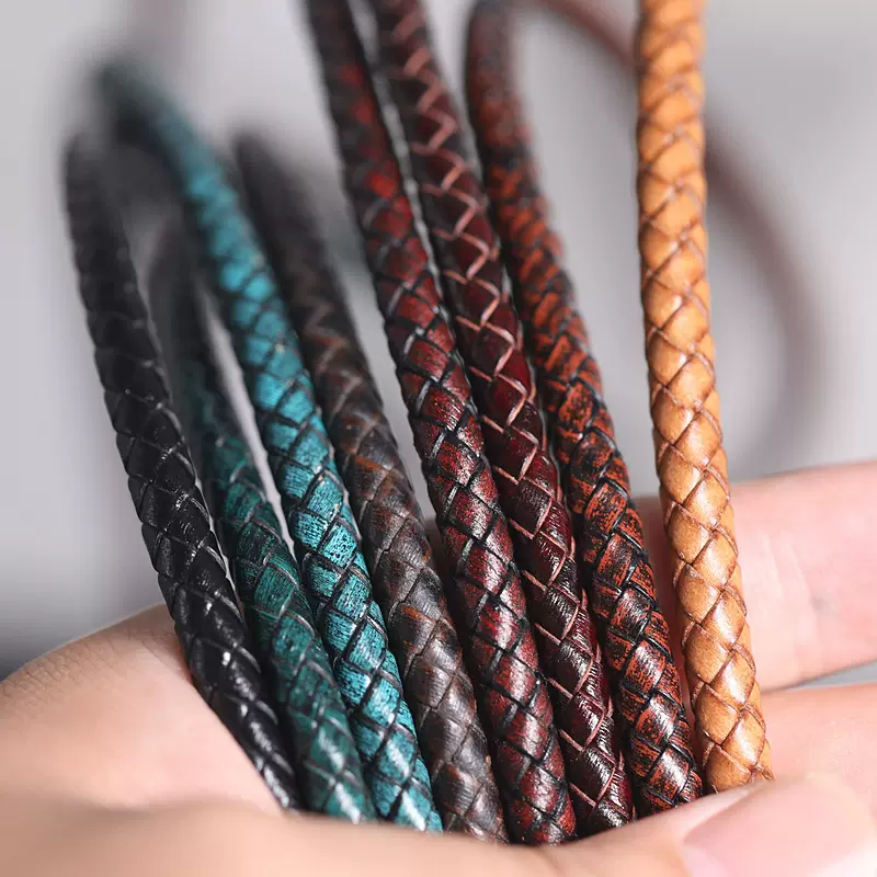 NUOLUX 1ピーシー真皮手工绑绳复古笔记本 疯马棕色 感あふれる手作り