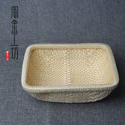 Shandong Wicker Basket, Special Wicker Basket, Wicker Storage Basket, Fruit Basket, Square Dry Goods Basket, Purely Handmade