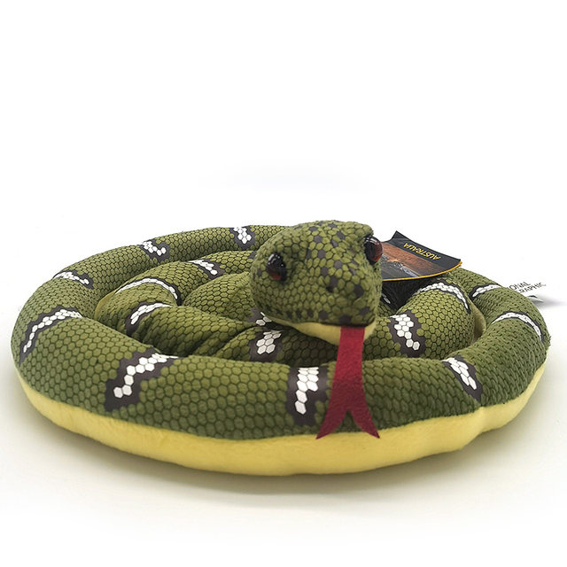 Authentic National Geographic Australia simulated green tree python ...
