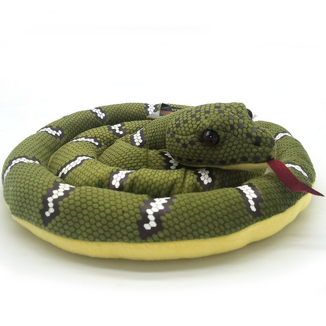 Authentic National Geographic Australia simulated green tree python ...