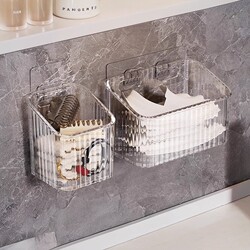 Bathroom Storage Rack, No-Drill Wall-Mounted, for Bathroom, Toilet, Washbasin, Wall-Mounted Restroom Organizer, Kitchen