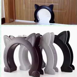 Doorless Cat Door Hole Door Cover Pet Free Entry and Exit Air Conditioning Room Cat Inlet and Exit Door Hole Mute Dog Door