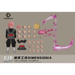 Dimension Workshop Dimensionia Finished Black Wukong 1/12 Scale Action Figure First Edition: 