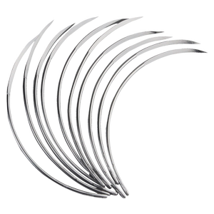 Beast suture Pet surgery suture needle veterinary equipment stainless steel straight needle bending needle triangle animal needle wire
