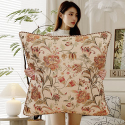 European-Style Throw Pillows, Cushions, Sofa, Living Room, Light Luxury, High-End Feel, Pillow Covers, Headboard Large Backrest, 2025 New Model