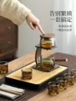 bàn trà điện gỗ hương Kungfu Bộ Trà 2023 Phong Cách Mới Kính Tự Động Hộ Gia Đình Cao Cấp Ánh Sáng Sang Trọng Lười Làm Trà Hiện Vật Ấm Trà giá bàn trà điện Bàn trà điện