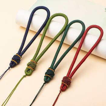 Thick wrist rope toy handle piece lanyard diy hand-woven pineapple buckle handle piece rope jade pendant lanyard
