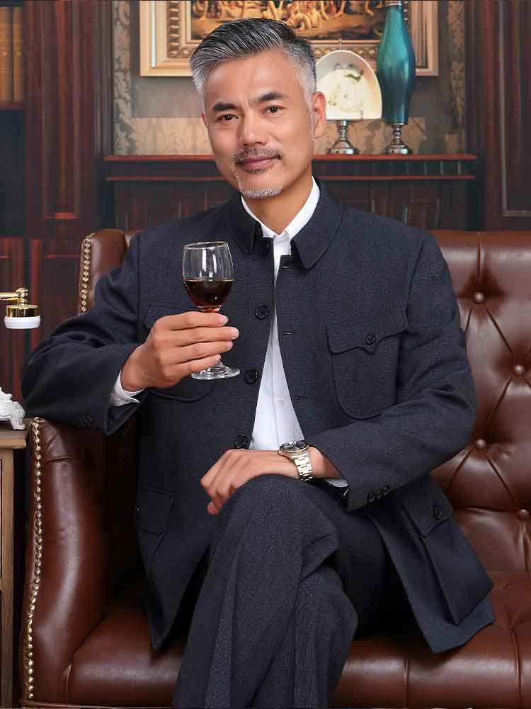 Completo Zhongshan da Uomo Anziano Goldlion - Main Image