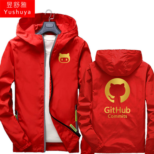 Programmer githubIT programming coder jacket thin men's and women's ...