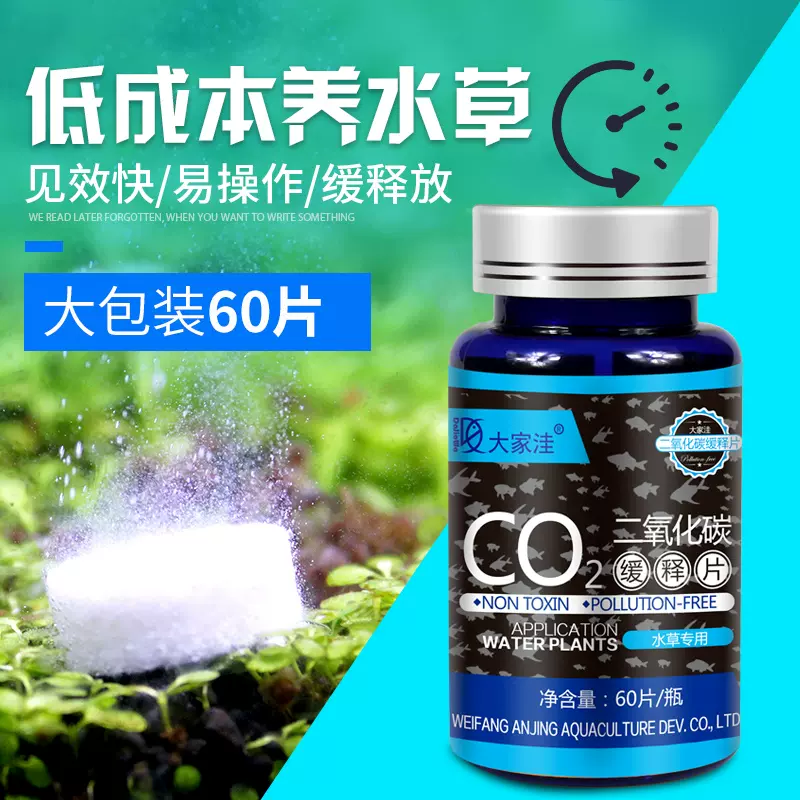 二氧化碳爆藻黄叶鱼缸co2水草造景co2发生器草缸配件