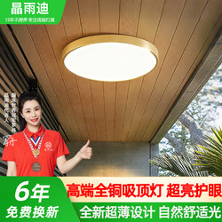 Outdoor Ceiling Light with Human Body Sensor, Courtyard Light, All-Copper Balcony Door Outdoor Waterproof and Insect-Proof Eaves Lighting
