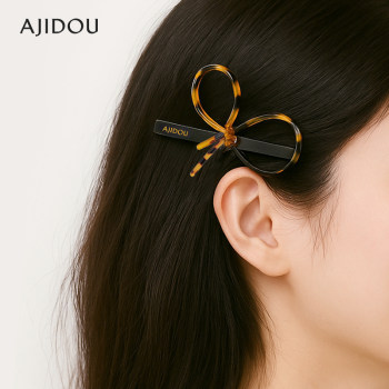 
Ajidou hair clip women's bangs clip leopard print side clip