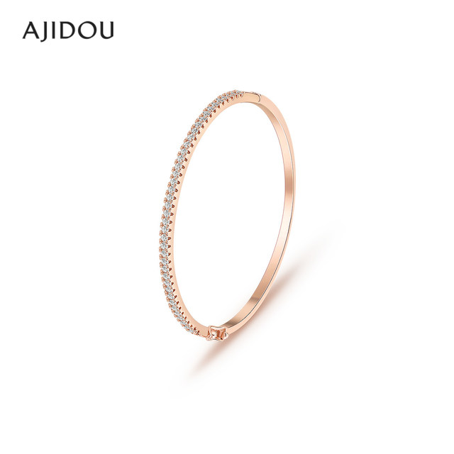 AJIDOU Ajidou jewelry women's rose gold sparkling bracelet bracelet official exquisite high-end bracelet