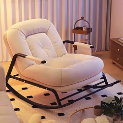 Lazy Sofa That Can Recline and Be Used as a Bed, Tatami-Style Small Apartment Lounge Chair, Bedroom Leisure Small Sofa, Balcony Folding Nest Chair