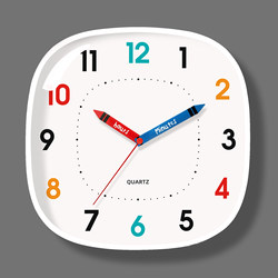 Clocks, Wall Clocks, Living Room Silent Household Radio-Controlled Clocks, Wall-Mounted Square Modern Minimalist Bedroom Quartz Clocks 2025 New Model