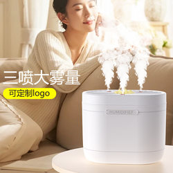 Dual Spray Port Humidifier for Home Use, Silent, Large Mist Volume, Portable Air Humidifier for Bedroom and Office